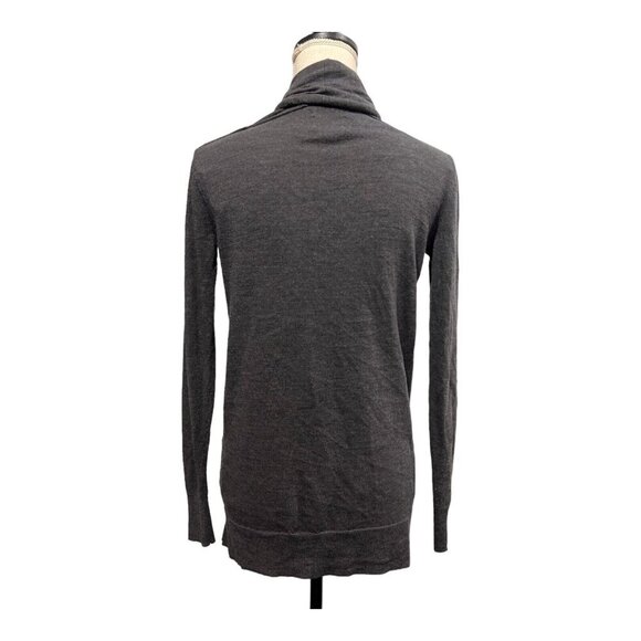 Wilfred Aritzia Womens S ItalianYarn Wool‎ Open Cardigan Gray Open Front Office - Picture 3 of 9